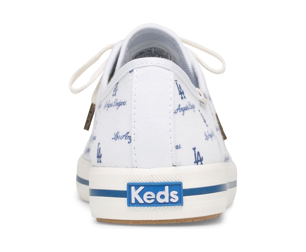 Zapatillas Keds Mujer Blancas/Azules - Kickstart Mlb® - 205-UEJLIY